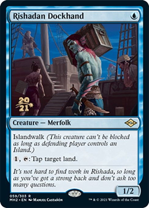 Image for Rishadan Dockhand (59) [Prerelease Cards] - Magic: The Gathering