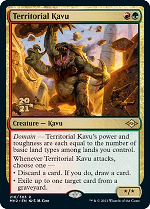 Image for Territorial Kavu (216) [Prerelease Cards] - Magic: The Gathering