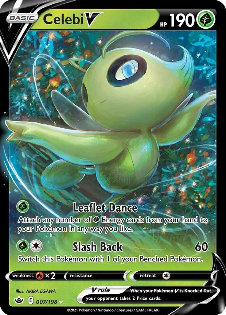 Image for Celebi V (007/198) [SWSH06: Chilling Reign] - Pokemon