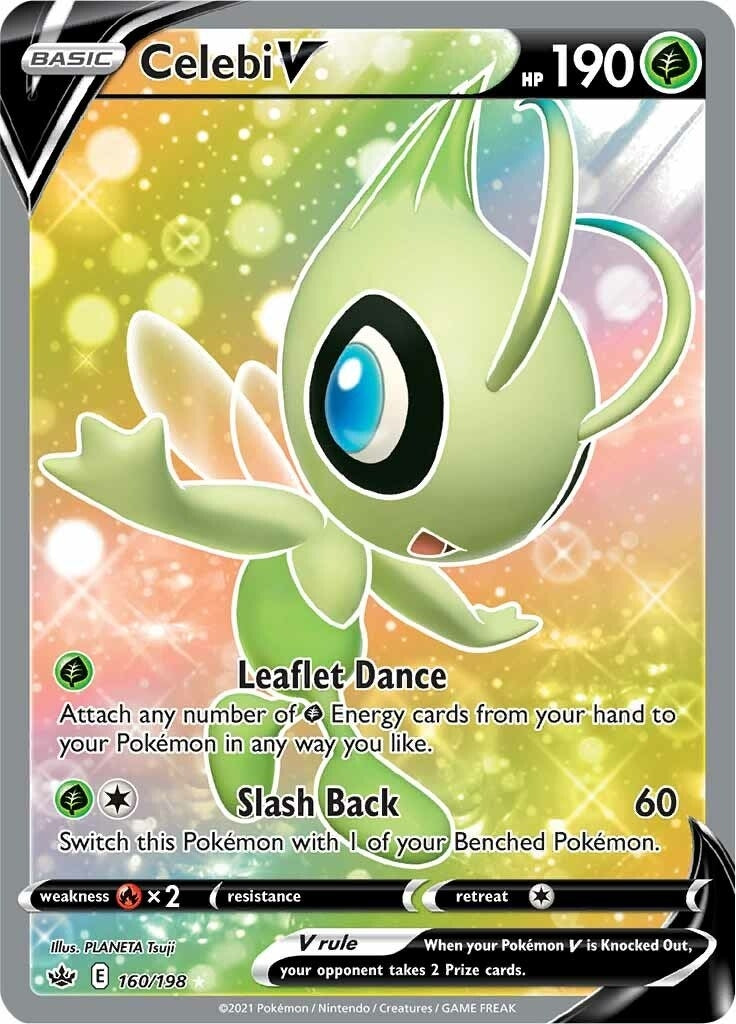 Celebi V (Full Art) (160/198) [SWSH06: Chilling Reign]