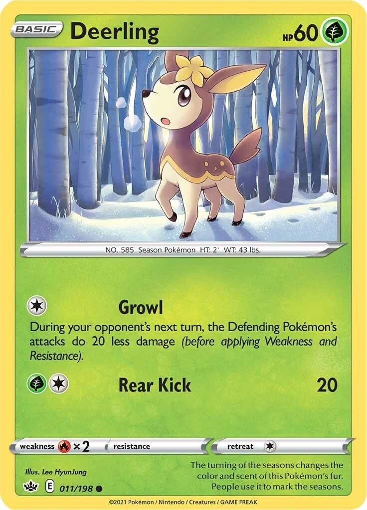Image for Deerling (011/198) [SWSH06: Chilling Reign] - Pokemon