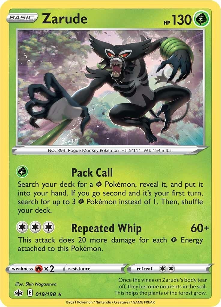 Image for Zarude (019/198) [SWSH06: Chilling Reign] - Pokemon