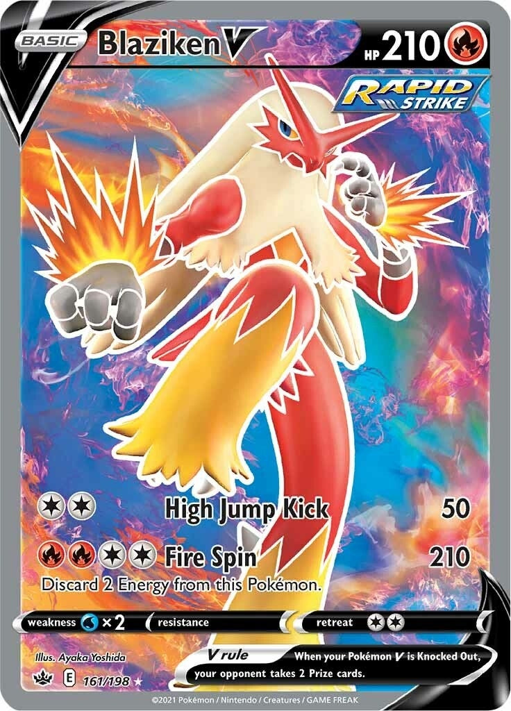 Image for Blaziken V (Full Art) (161/198) [SWSH06: Chilling Reign] - Pokemon