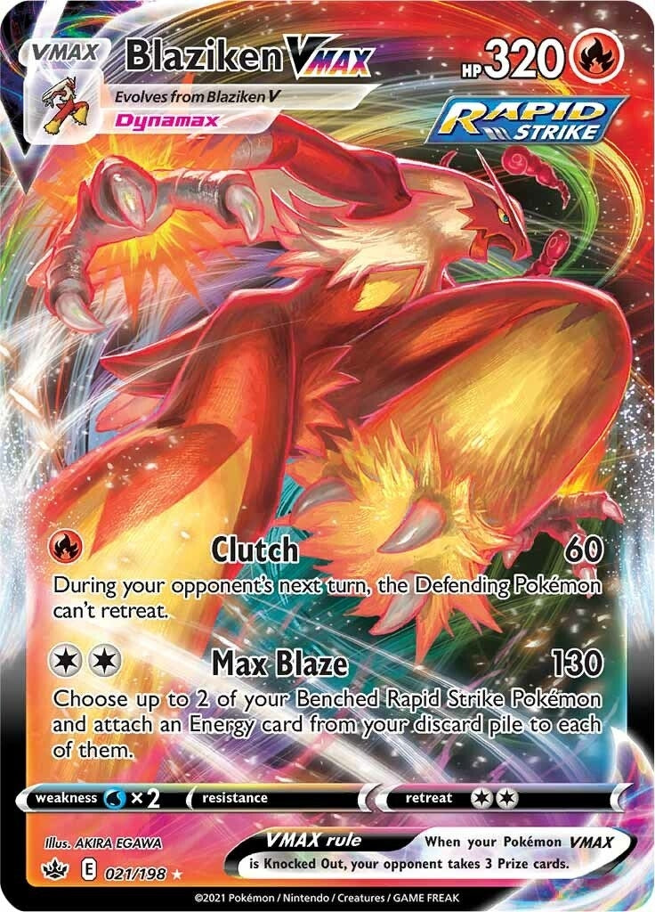 Image for Blaziken VMAX (021/198) [SWSH06: Chilling Reign] - Pokemon