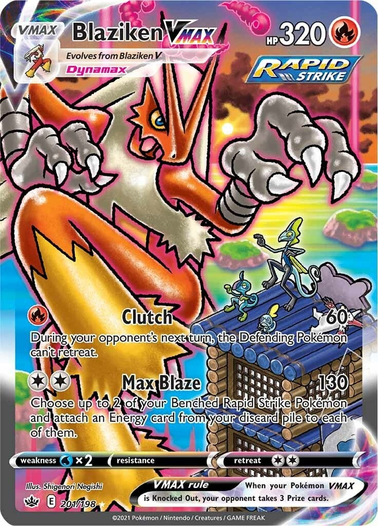 Image for Blaziken VMAX (Alternate Art Secret) (201/198) [SWSH06: Chilling Reign] - Pokemon