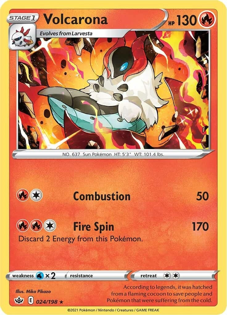 Image for Volcarona (024/198) [SWSH06: Chilling Reign] - Pokemon