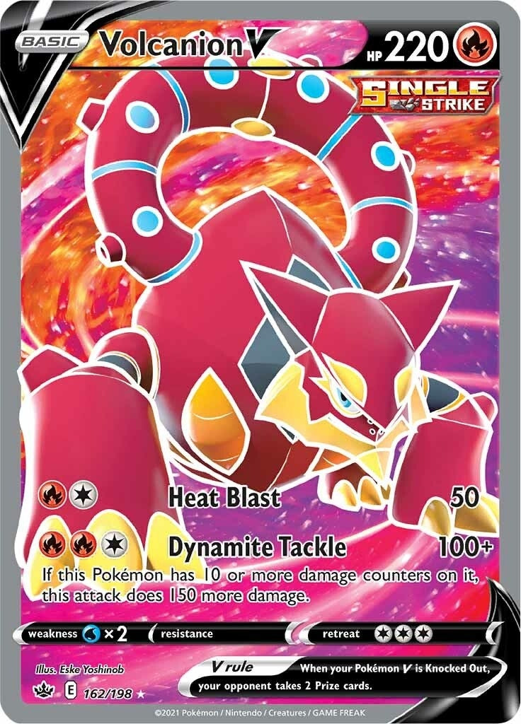 Image for Volcanion V (Full Art) (162/198) [SWSH06: Chilling Reign] - Pokemon