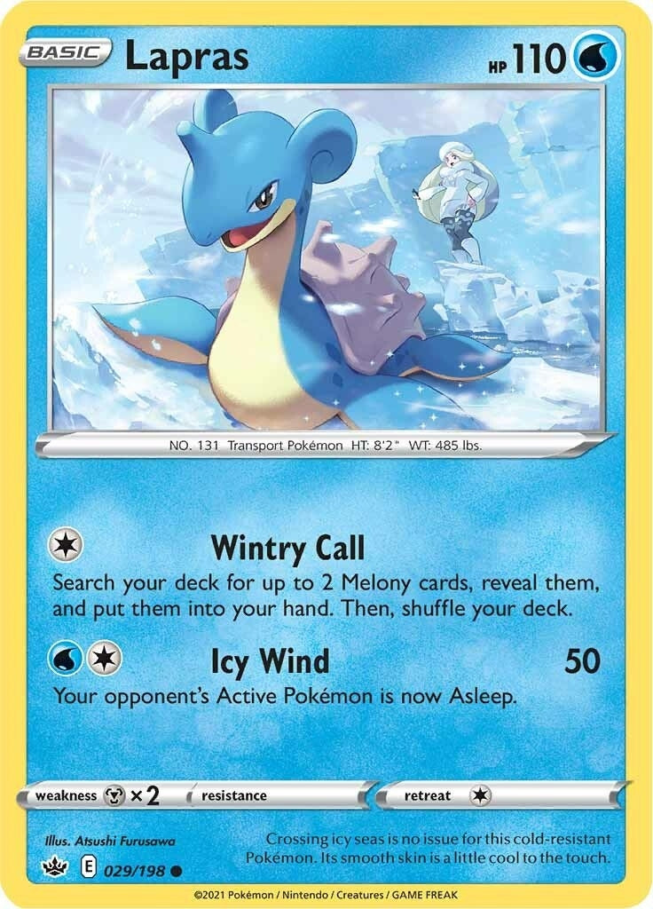 Image for Lapras (029/198) [SWSH06: Chilling Reign] - Pokemon