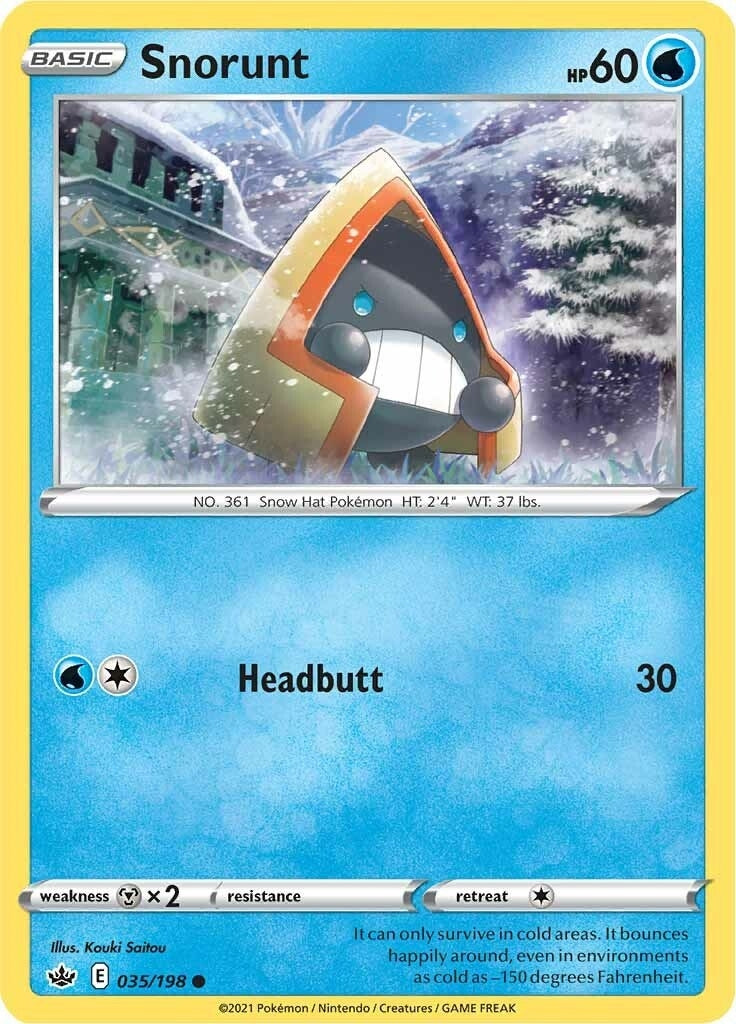 Image for Snorunt (035/198) [SWSH06: Chilling Reign] - Pokemon