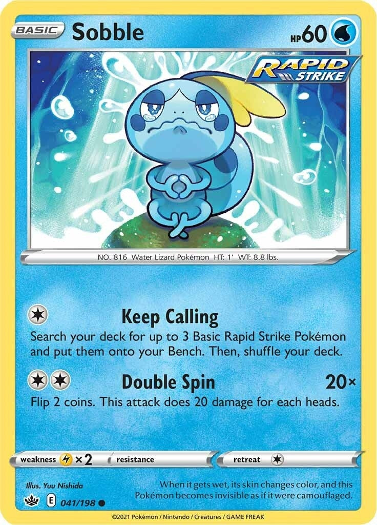 Image for Sobble (041/198) [SWSH06: Chilling Reign] - Pokemon