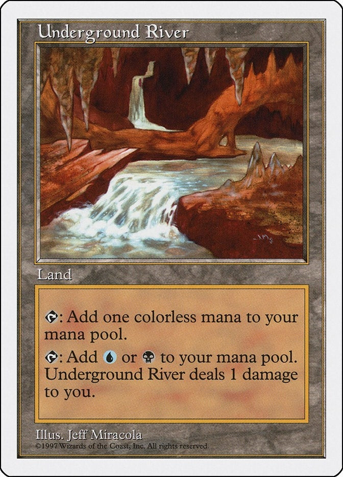 Image for Underground River [Fifth Edition] - Magic: The Gathering