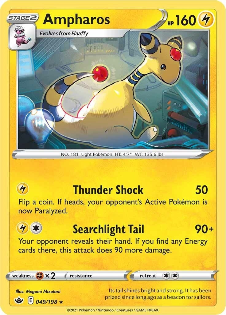 Image for Ampharos (049/198) [SWSH06: Chilling Reign] - Pokemon