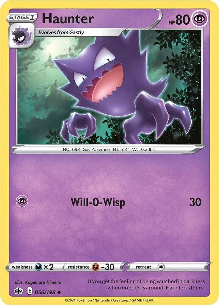 Image for Haunter (056/198) [SWSH06: Chilling Reign] - Pokemon