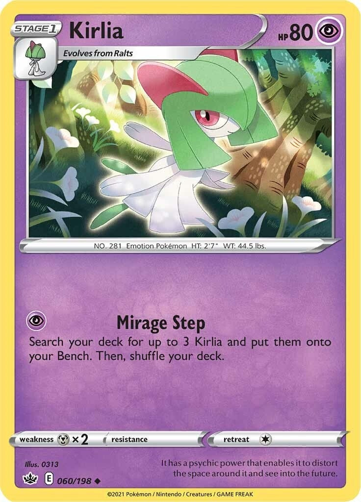 Image for Kirlia (060/198) [SWSH06: Chilling Reign] - Pokemon