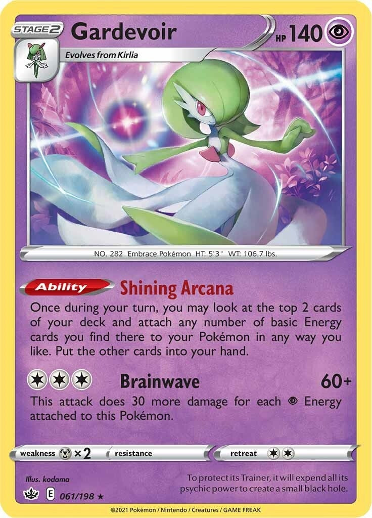 Image for Gardevoir (061/198) [SWSH06: Chilling Reign] - Pokemon