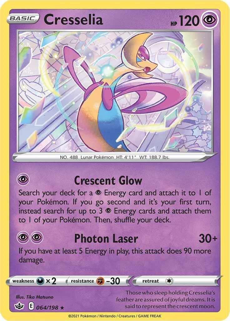 Image for Cresselia (064/198) [SWSH06: Chilling Reign] - Pokemon