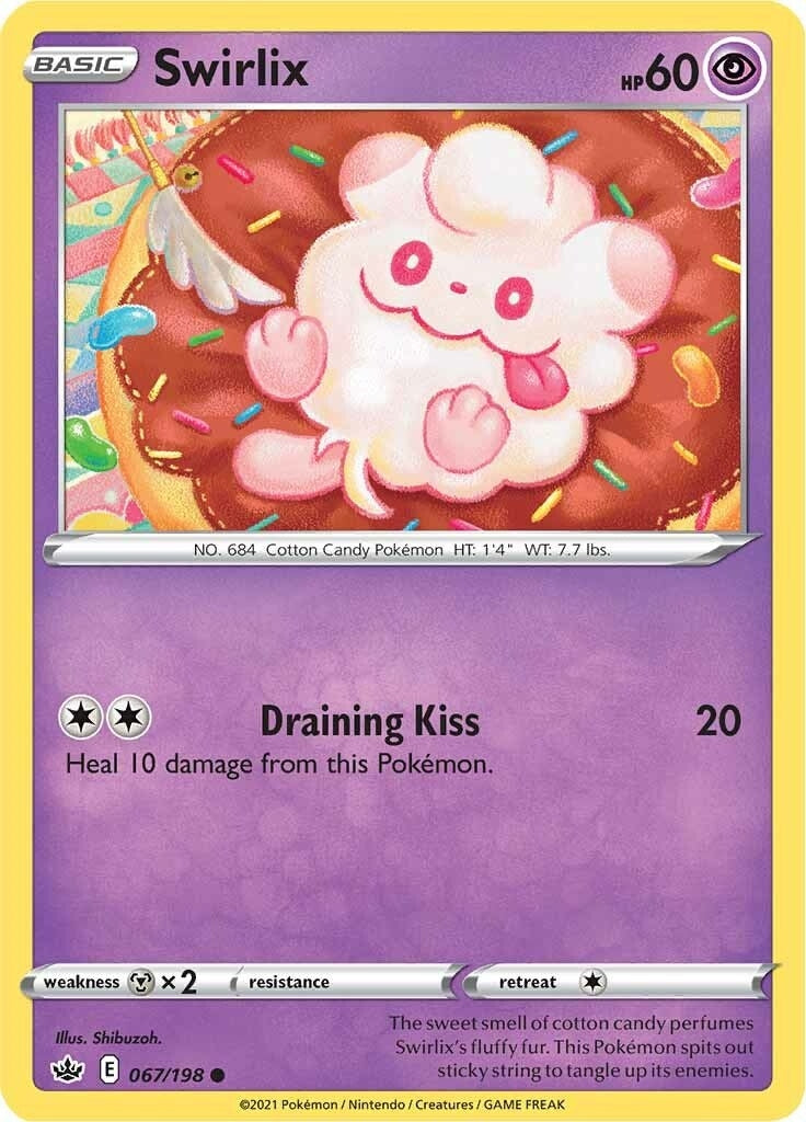 Image for Swirlix (067/198) [SWSH06: Chilling Reign] - Pokemon
