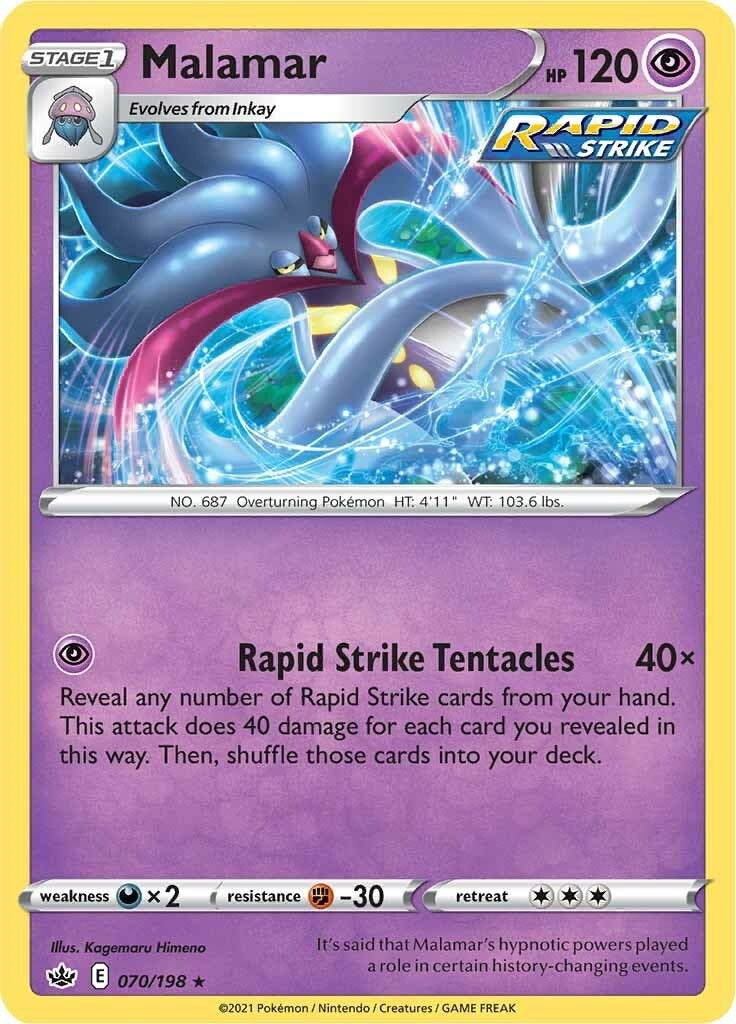 Image for Malamar (070/198) [SWSH06: Chilling Reign] - Pokemon