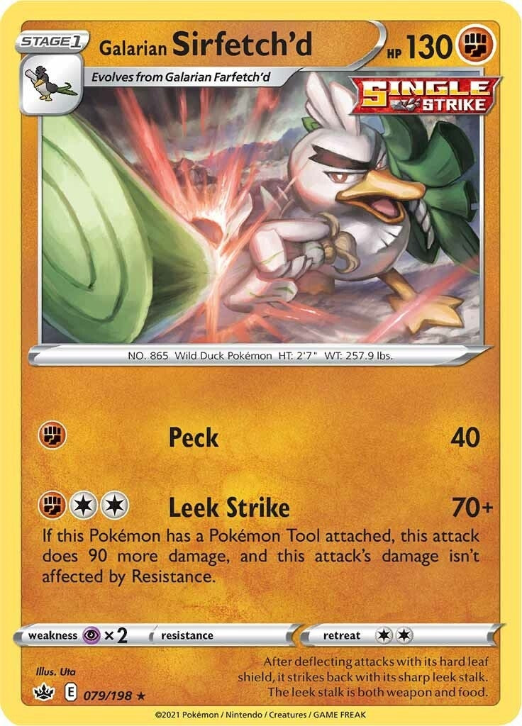 Image for Galarian Sirfetch'd (079/198) [SWSH06: Chilling Reign] - Pokemon