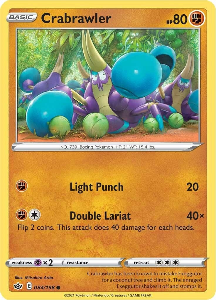 Image for Crabrawler (084/198) [SWSH06: Chilling Reign] - Pokemon