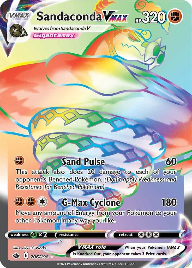 Image for Sandaconda VMAX (Secret) (206/198) [SWSH06: Chilling Reign] - Pokemon