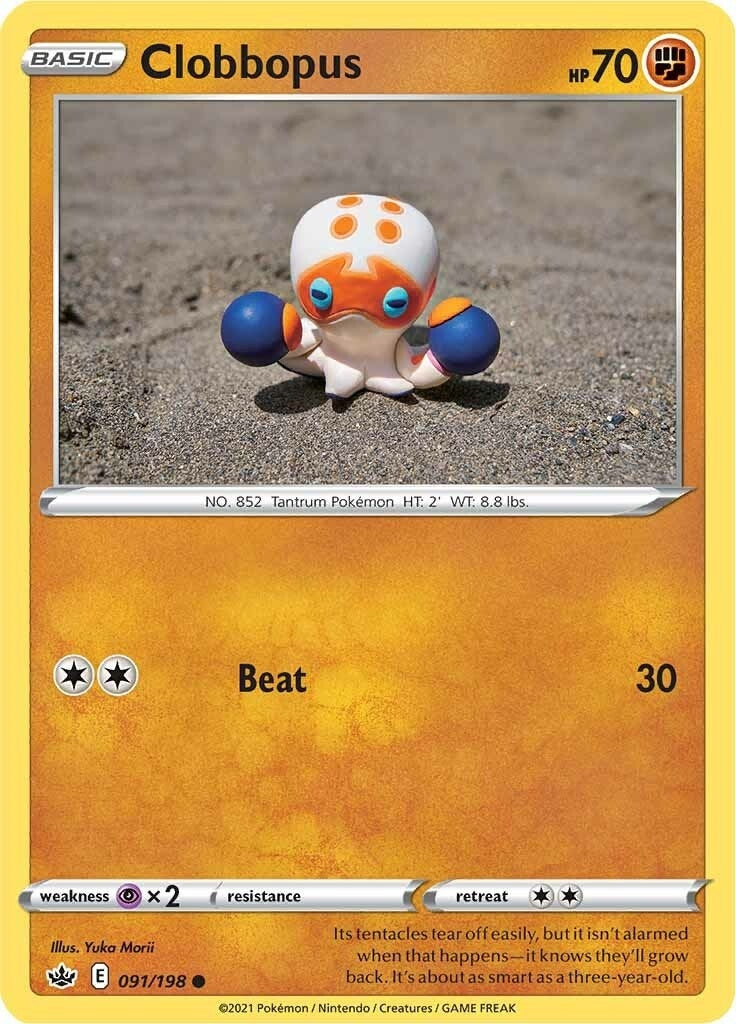 Image for Clobbopus (091/198) [SWSH06: Chilling Reign] - Pokemon