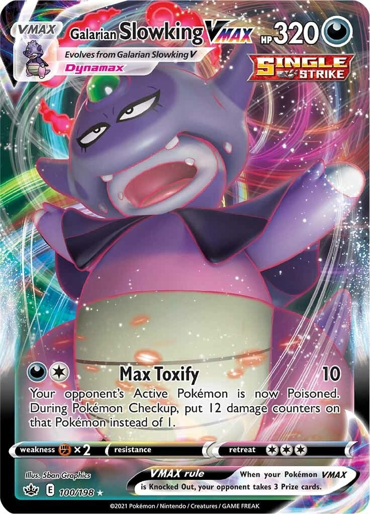 Image for Galarian Slowking VMAX (100/198) [SWSH06: Chilling Reign] - Pokemon
