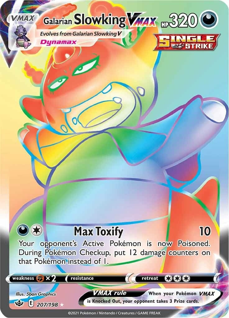 Image for Galarian Slowking VMAX (Secret) (207/198) [SWSH06: Chilling Reign] - Pokemon