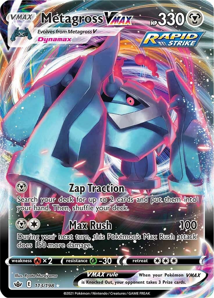 Image for Metagross VMAX (113/198) [SWSH06: Chilling Reign] - Pokemon