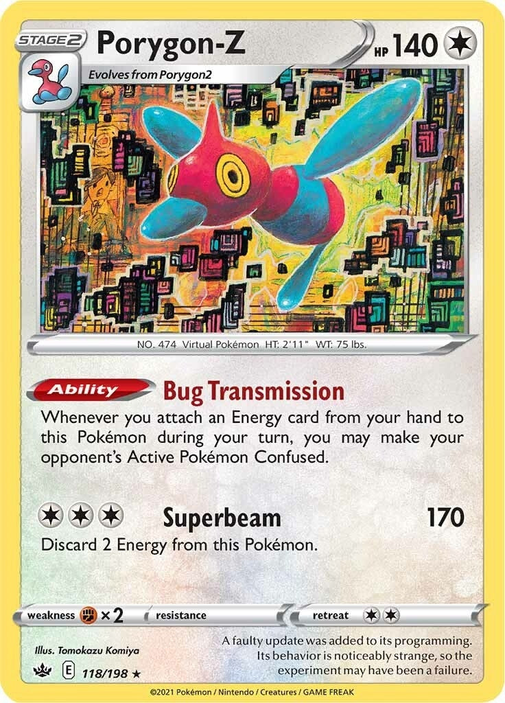 Image for Porygon-Z (118/198) [SWSH06: Chilling Reign] - Pokemon