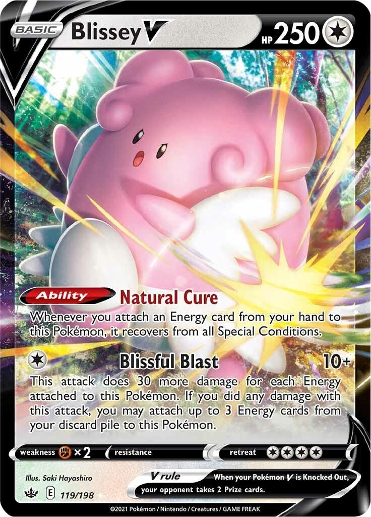 Image for Blissey V (119/198) [SWSH06: Chilling Reign] - Pokemon