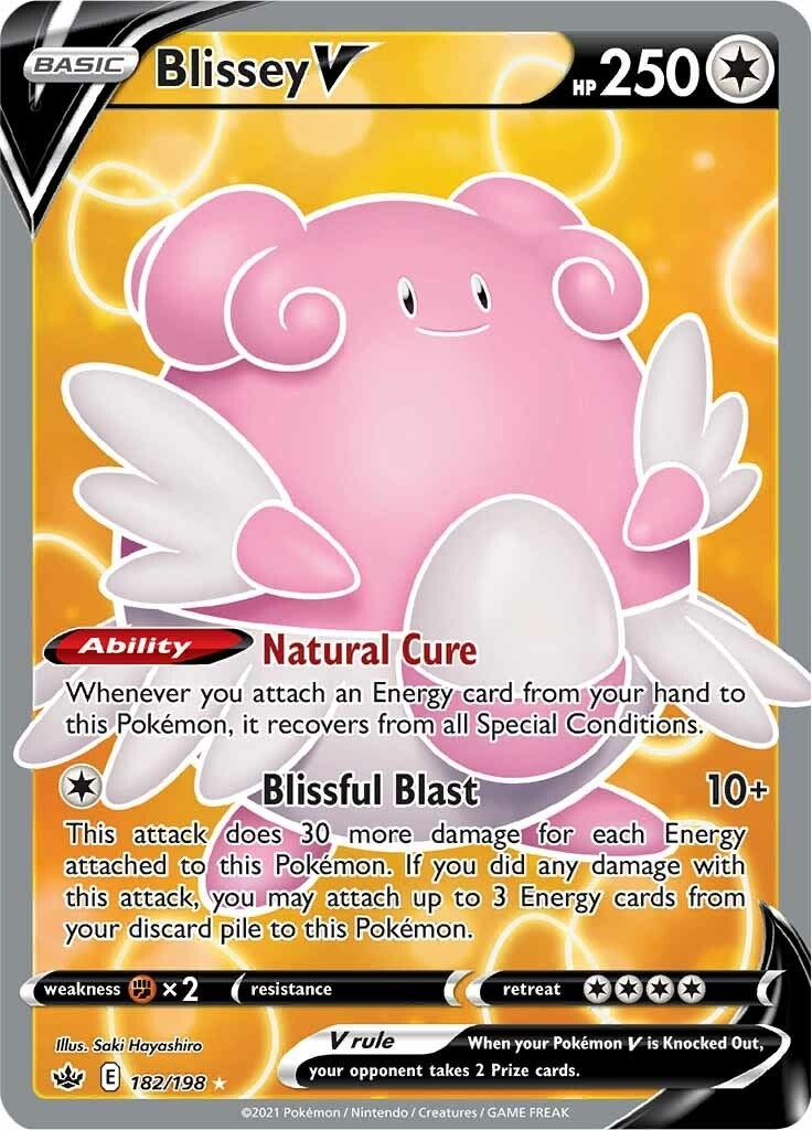 Image for Blissey V (Full Art) (182/198) [SWSH06: Chilling Reign] - Pokemon