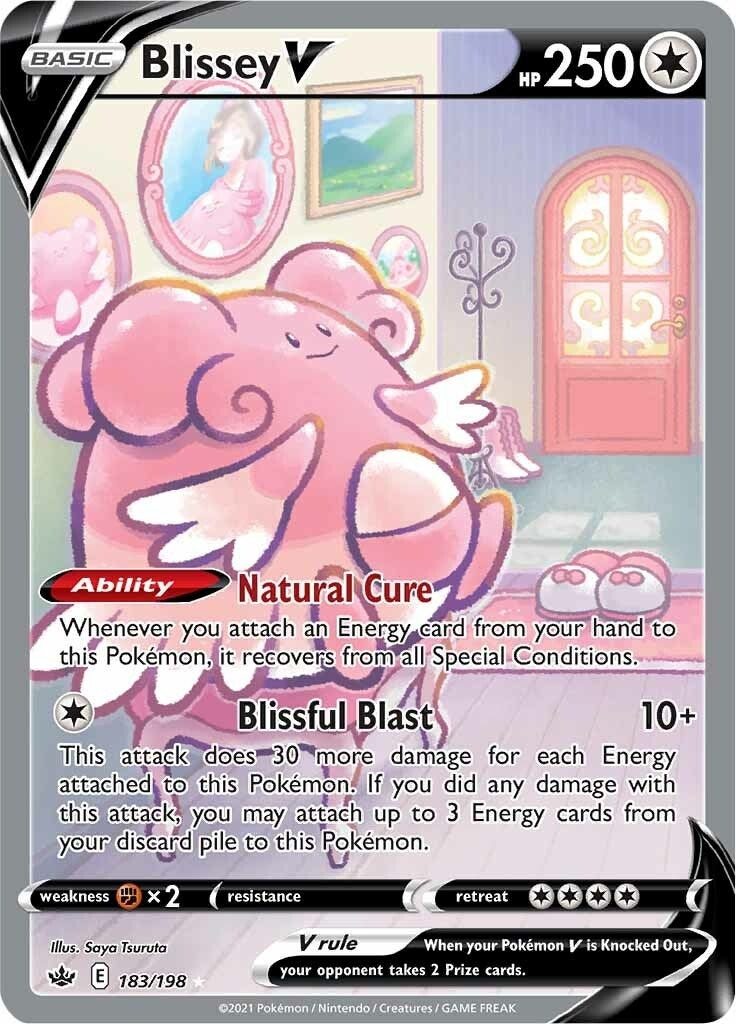 Image for Blissey V (Alternate Full Art) (183/198) [SWSH06: Chilling Reign] - Pokemon