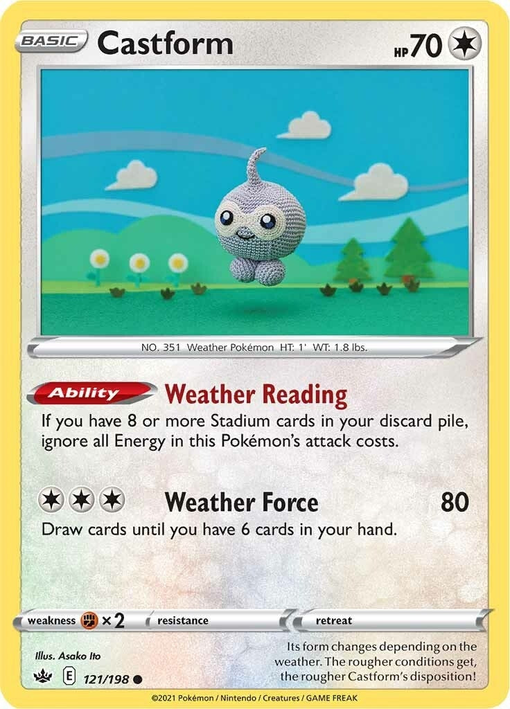 Image for Castform (121/198) [SWSH06: Chilling Reign] - Pokemon
