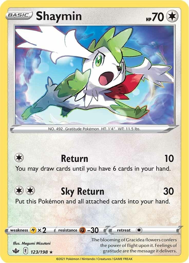 Image for Shaymin (123/198) [SWSH06: Chilling Reign] - Pokemon