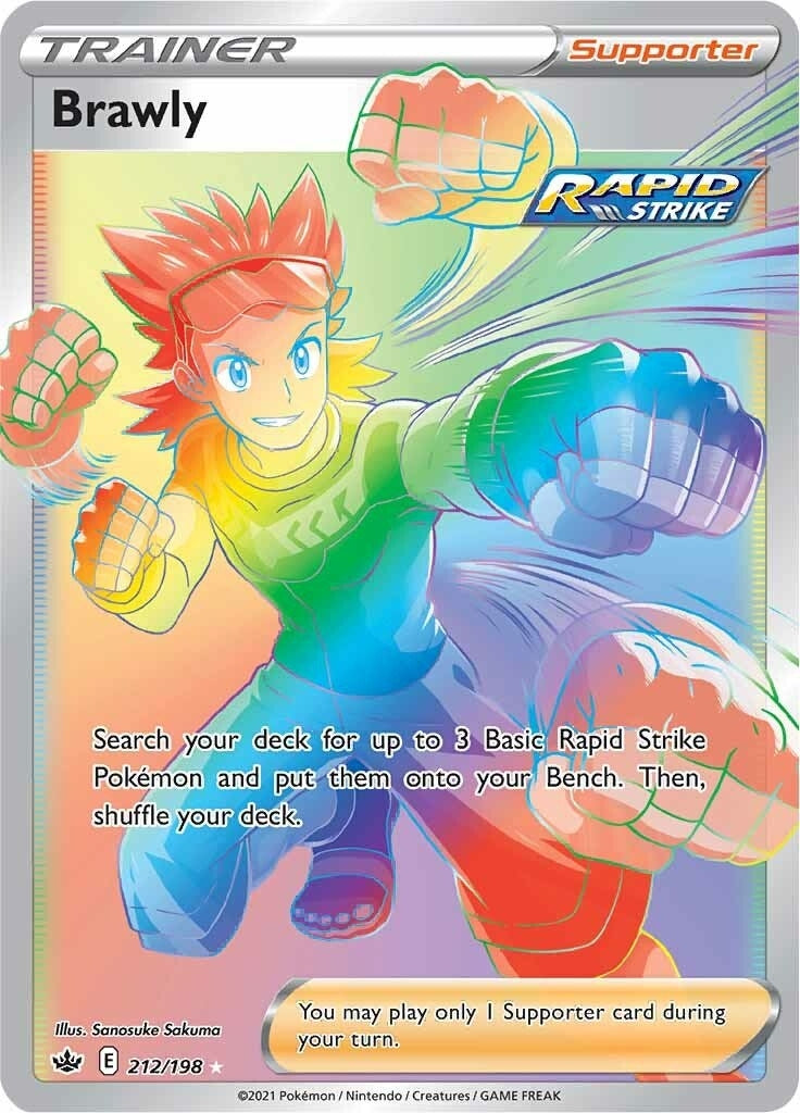 Image for Brawly (Secret) (212/198) [SWSH06: Chilling Reign] - Pokemon