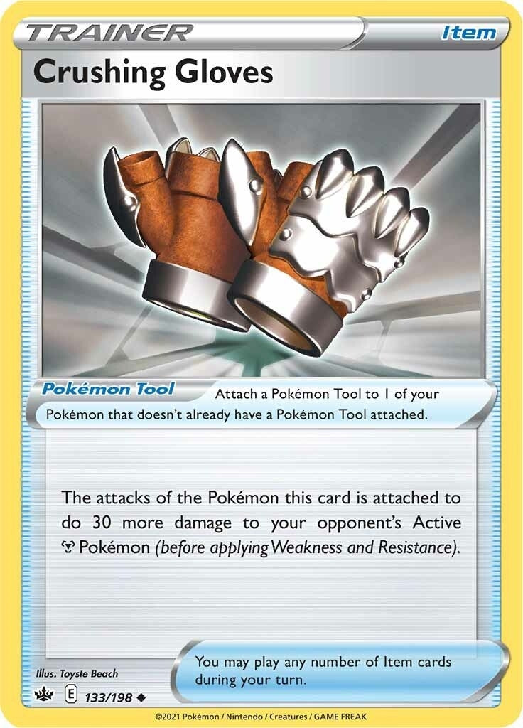 Image for Crushing Gloves (133/198) [SWSH06: Chilling Reign] - Pokemon