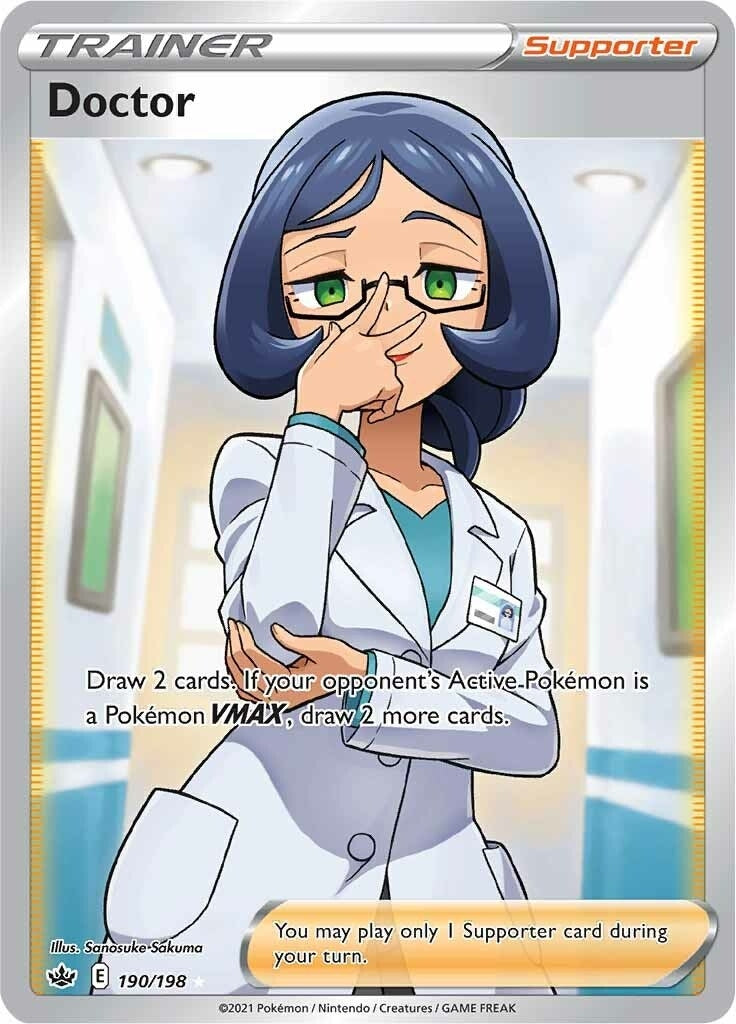 Image for Doctor (Full Art) (190/198) [SWSH06: Chilling Reign] - Pokemon