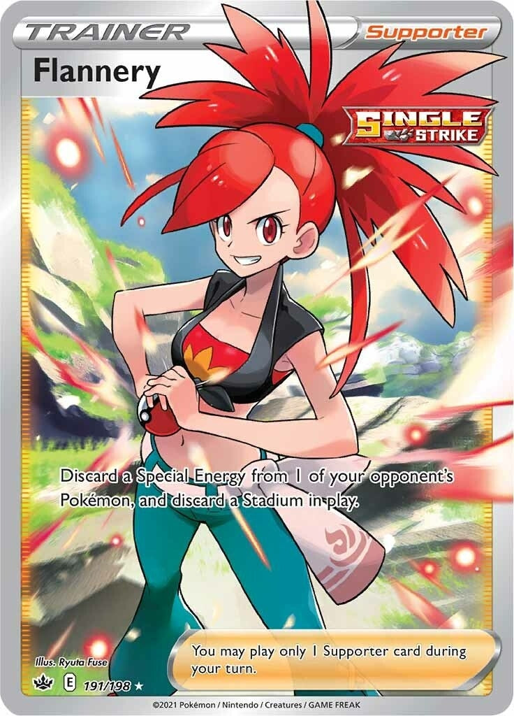 Image for Flannery (Full Art) (191/198) [SWSH06: Chilling Reign] - Pokemon