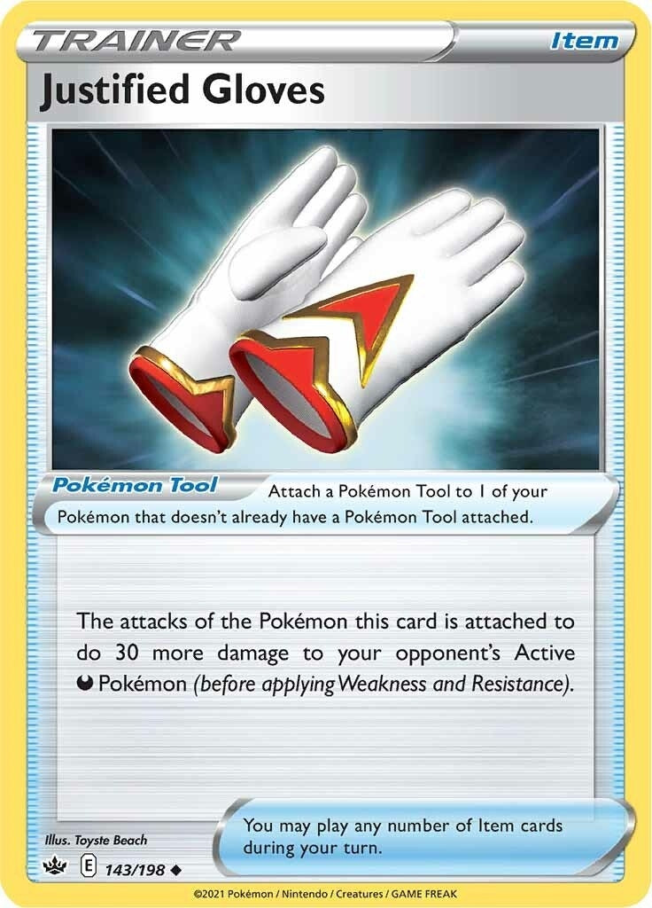 Image for Justified Gloves (143/198) [SWSH06: Chilling Reign] - Pokemon