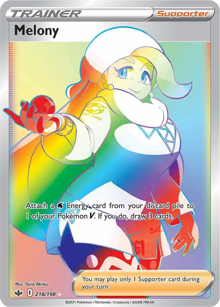 Image for Melony (Secret) (218/198) [SWSH06: Chilling Reign] - Pokemon