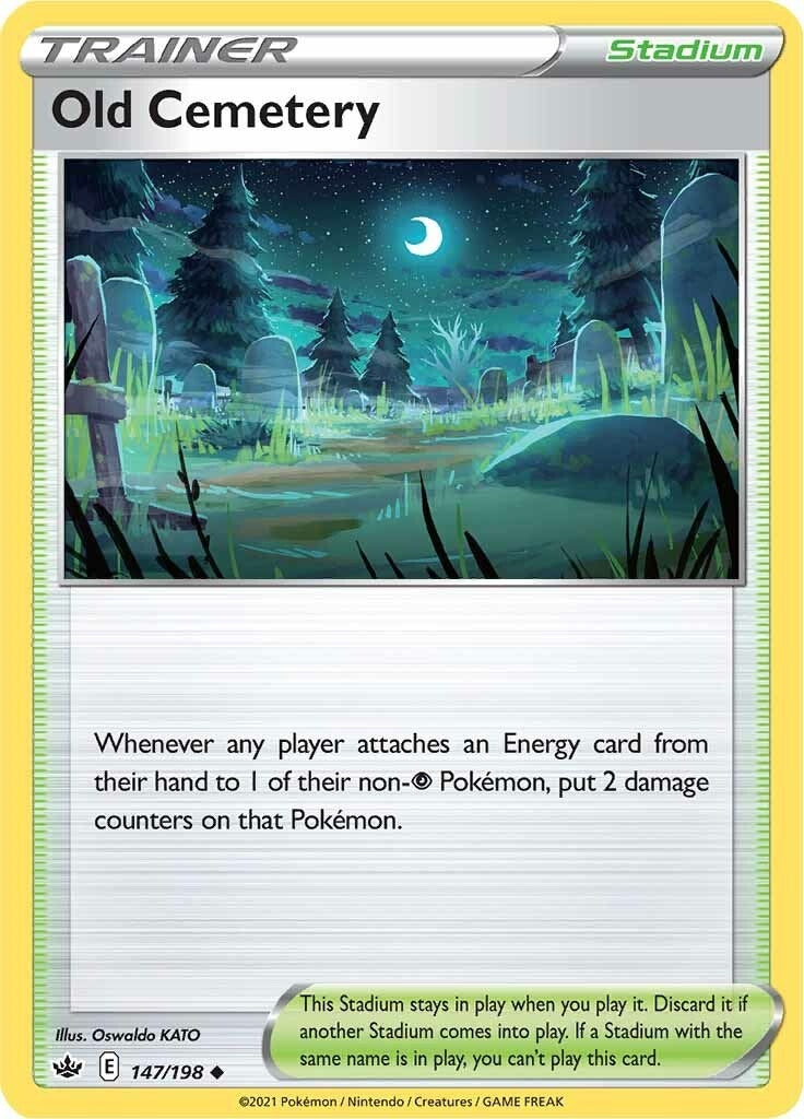 Image for Old Cemetery (147/198) [SWSH06: Chilling Reign] - Pokemon