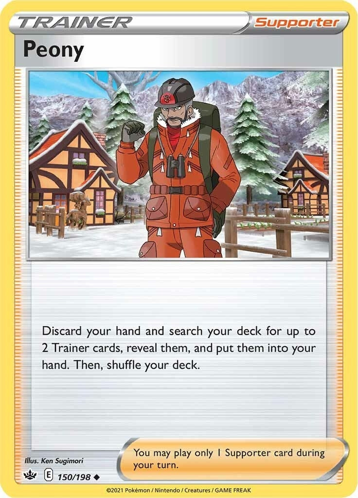 Image for Peony (150/198) [SWSH06: Chilling Reign] - Pokemon