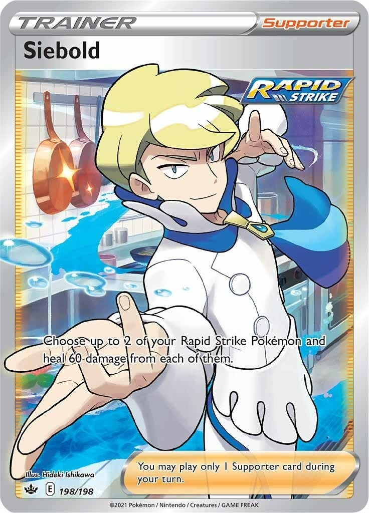 Image for Siebold (Full Art) (198/198) [SWSH06: Chilling Reign] - Pokemon
