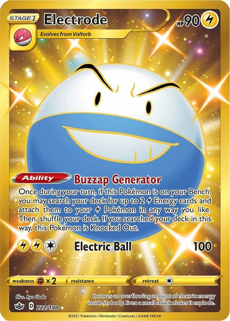 Image for Electrode (Secret) (222/198) [SWSH06: Chilling Reign] - Pokemon