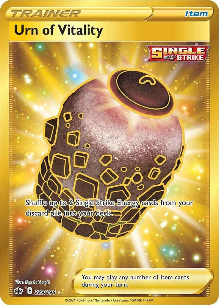 Urn of Vitality (Secret) (229/198) [SWSH06: Chilling Reign]