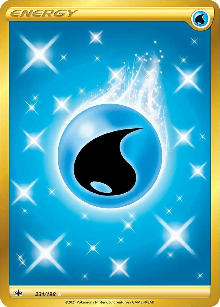 Image for Water Energy (Secret) (231/198) [SWSH06: Chilling Reign] - Pokemon