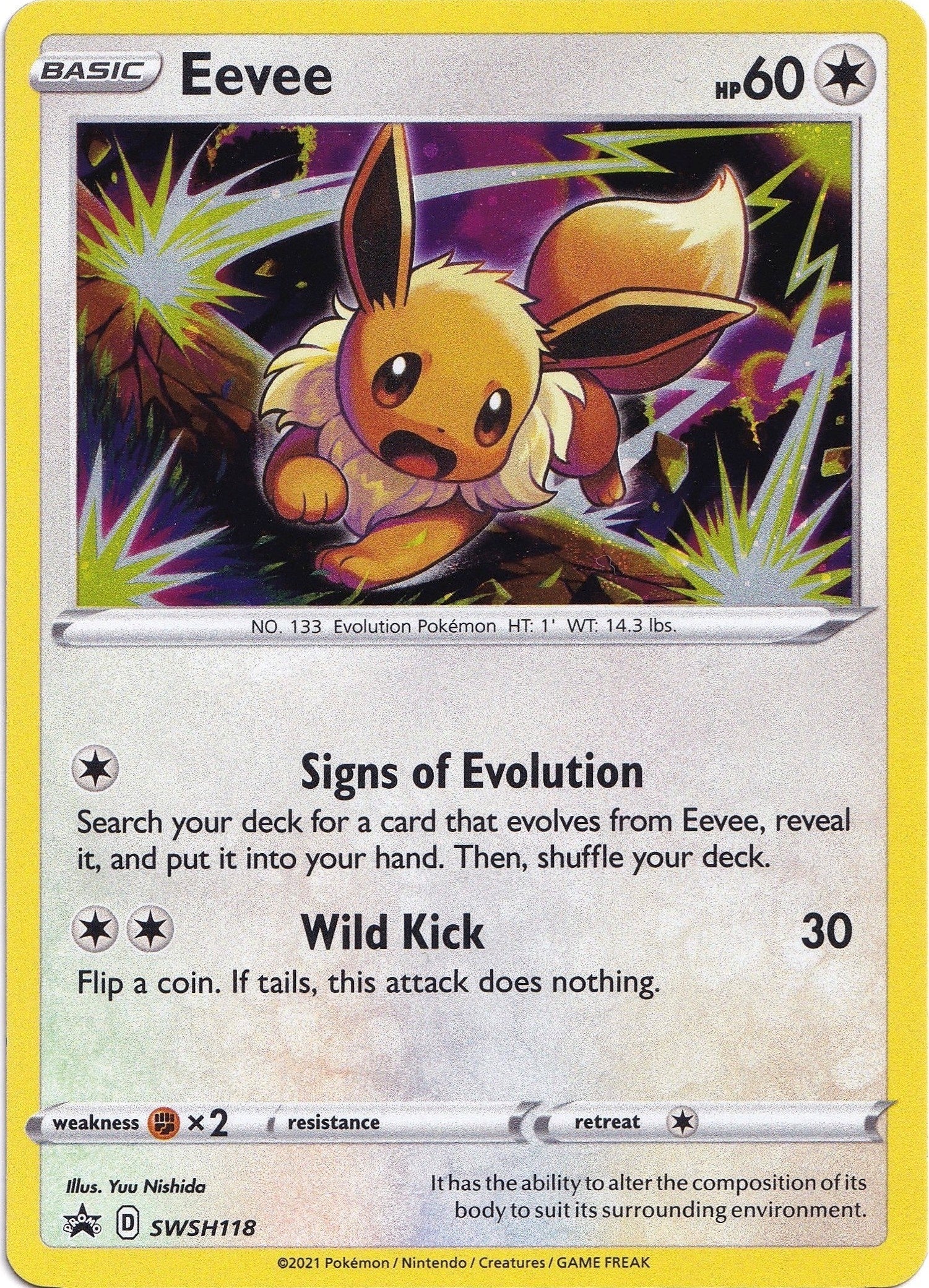 Image for Eevee - SWSH118 (SWSH118) [SWSH: Sword & Shield Promo Cards] - Pokemon