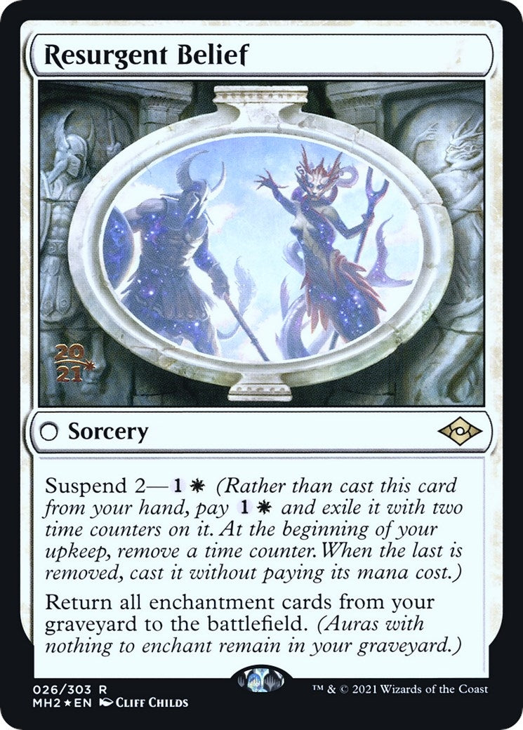 Image for Resurgent Belief (26) [Prerelease Cards] - Magic: The Gathering
