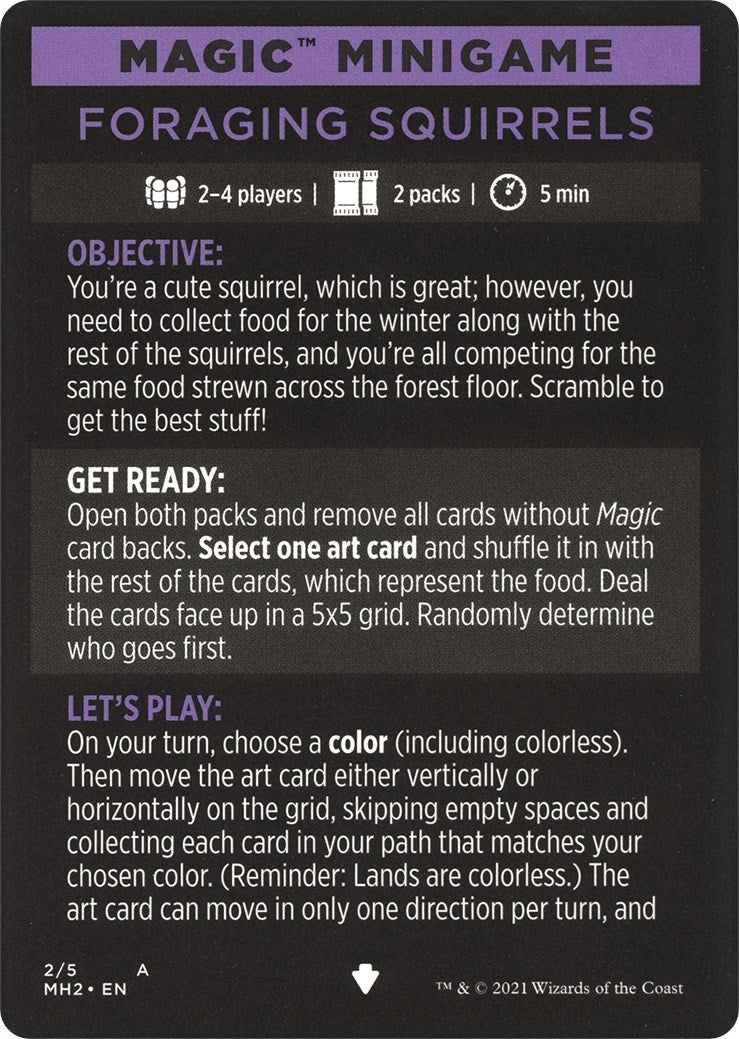 Image for Magic Minigame: Foraging Squirrels (2) [Modern Horizons 2] - Magic: The Gathering